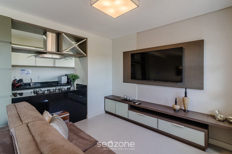 Apto c/ parrilla y vista a 130 m del mar RSD0202