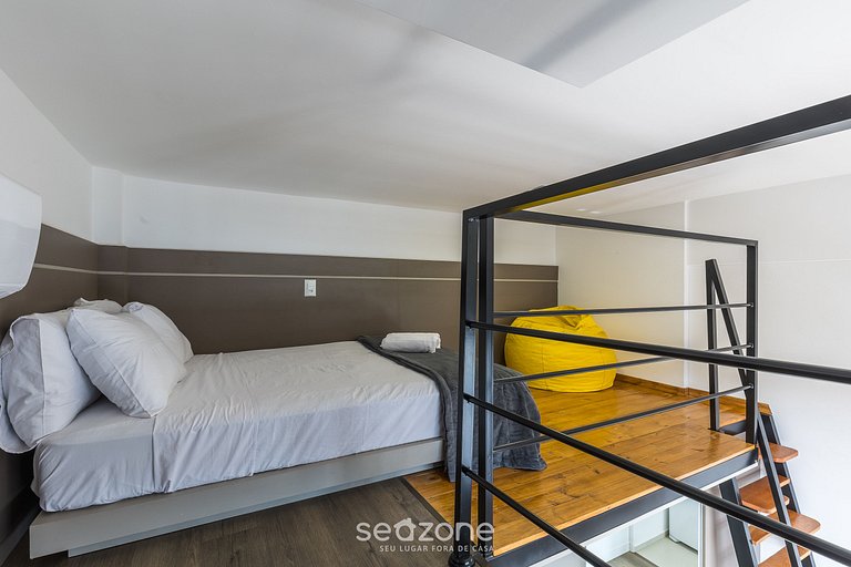 Estúdio Moderno c/ Churrasqueira e Garagem ECO1110