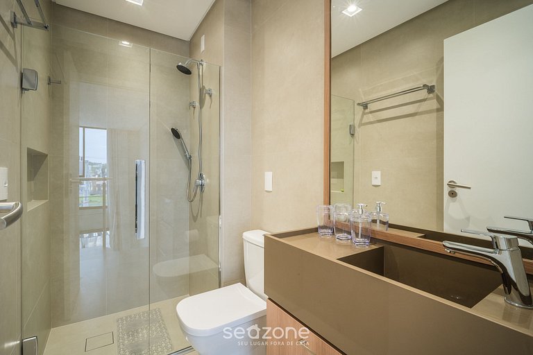 Loft Completo a 290 m da Praia COE0202