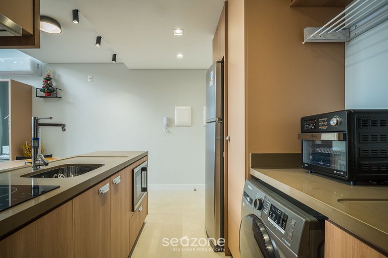 Loft Completo a 290 m da Praia COE0202