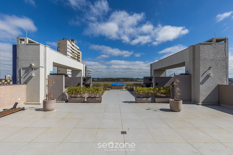 Estúdio Moderno c/ Churrasqueira e Garagem ECO1110