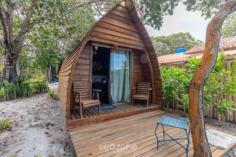 Cabana Pé na Areia com Vista Mar OTX0005