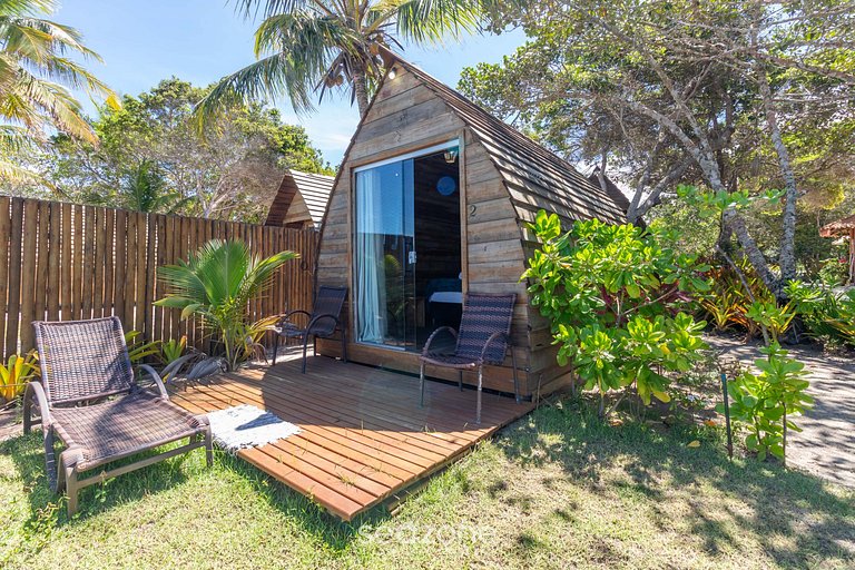 Cabana Pé na Areia com Vista Mar OTX0003