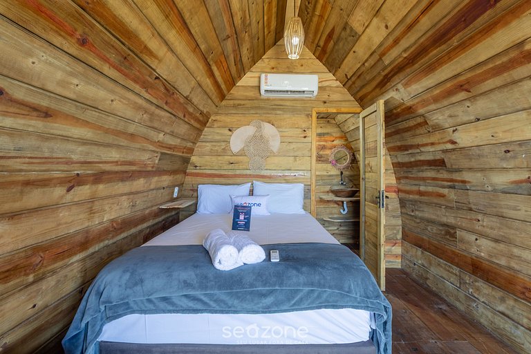 Cabana Pé na Areia com Vista Mar OTX0003