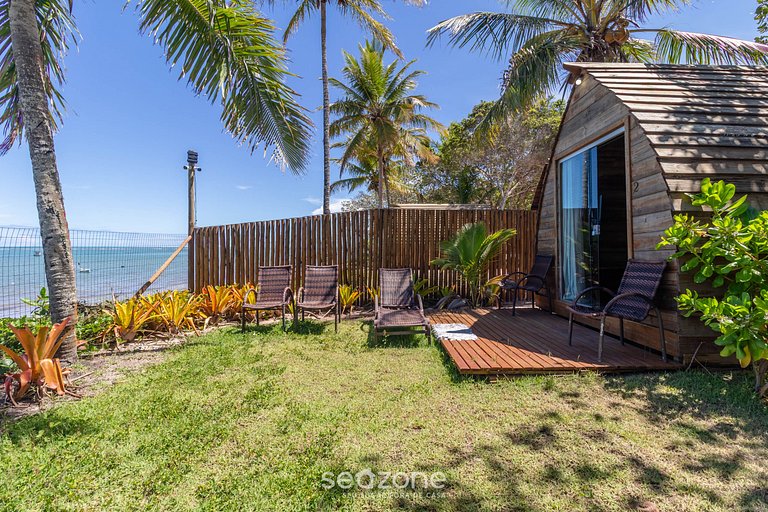 Cabaña con Vista al Mar a 15 m de la playa OTX0003