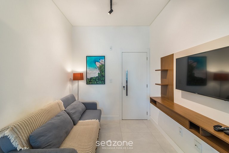 Apto c/ Churrasq. a 550 m da Praia ETP0602