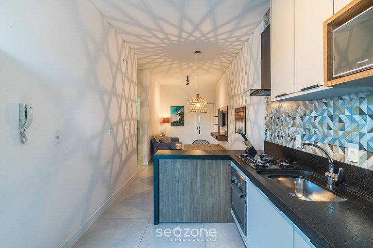 Apto con barbacoa, a 550m de la playa ETP0602