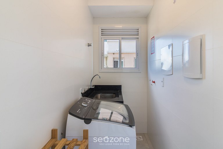 Apto c/ Churrasq. a 550 m da Praia ETP0602