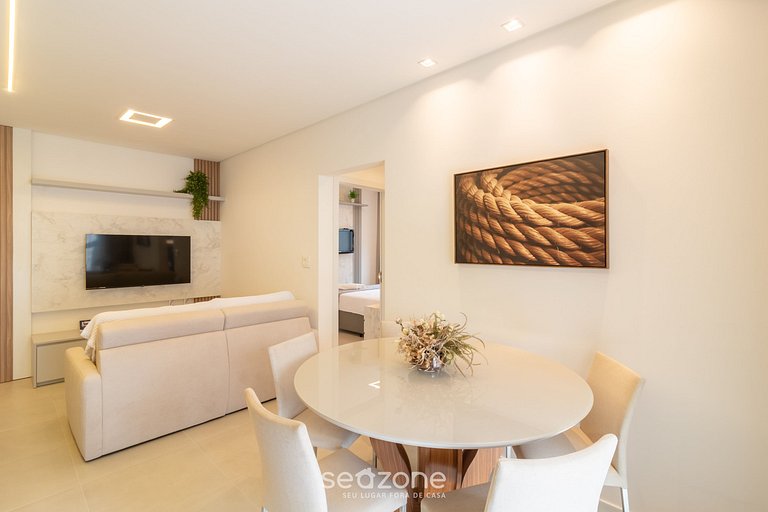 Apto c/ Varanda Gourmet próximo ao Mar OZN1004