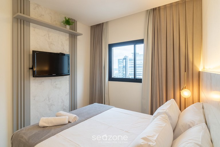 Apto con Balcón Gourmet cerca del Mar OZN1004