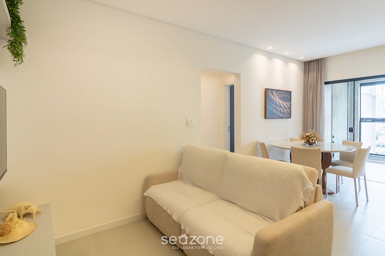 Apto c/ Varanda Gourmet próximo ao Mar OZN1004