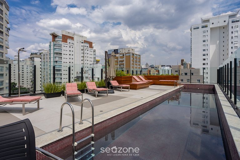 Moderno c/ piscina no Jardim Paulista ONN0414