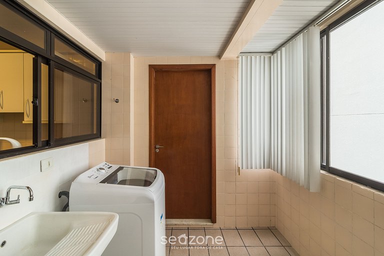 Apto c/ Churrasq. a 400 m da Praia ERR0104