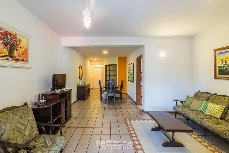 Apto c/ Churrasq. a 400 m da Praia ERR0104