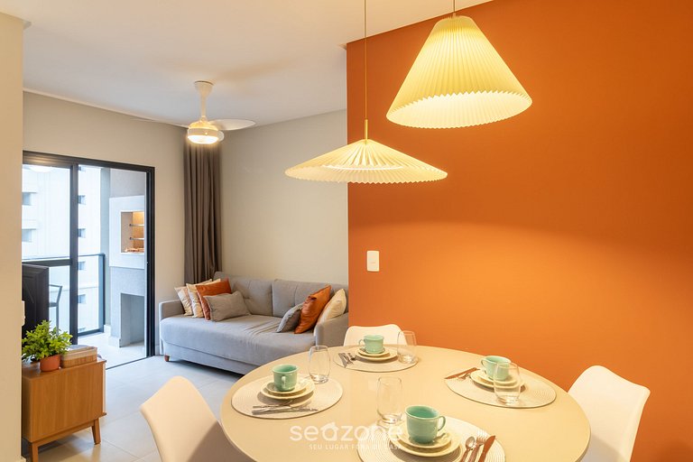 Apto con barbacoa a 450m de la playa EVU1802