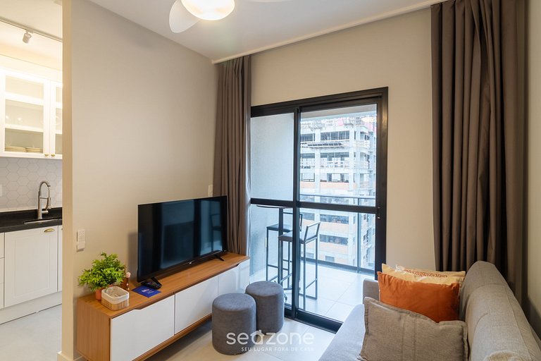 Apto con barbacoa a 450m de la playa EVU1802