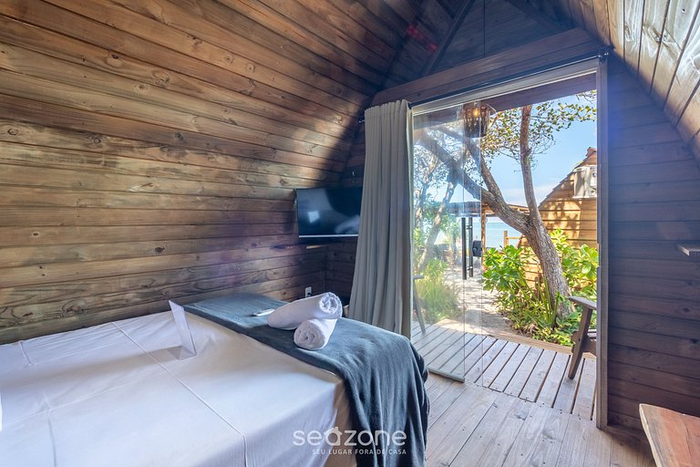 Cabana Pé na Areia com Vista Mar OTX0004