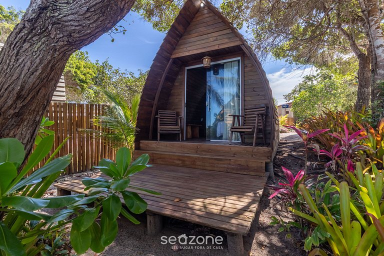 Cabana Pé na Areia com Vista Mar OTX0004