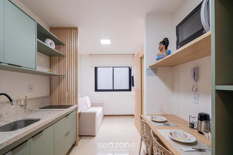 Apto em cond com academia, Graça HGR0804