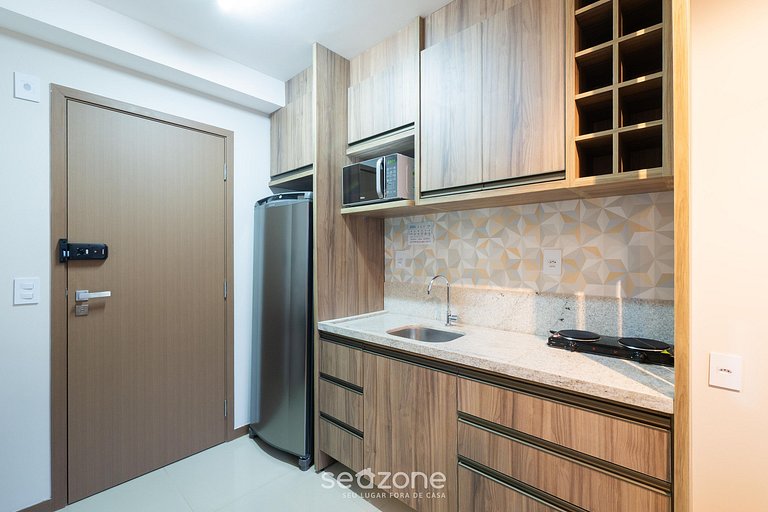 Apto c/ 1 suite, en edificio con gimnasio HGR0609