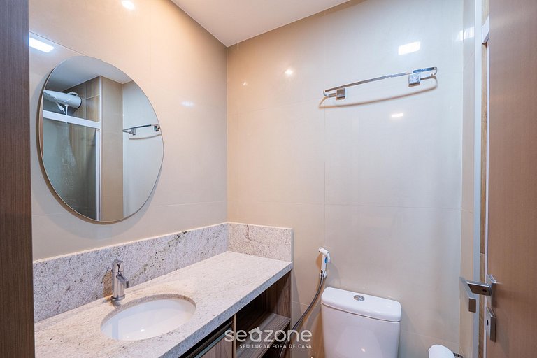 Apto c/ 1 suite, en edificio con gimnasio HGR0609