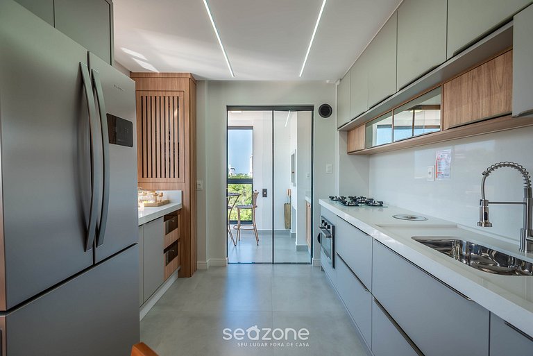 Apto c/churrasq. próx. da Praia em Perequê FEL0502