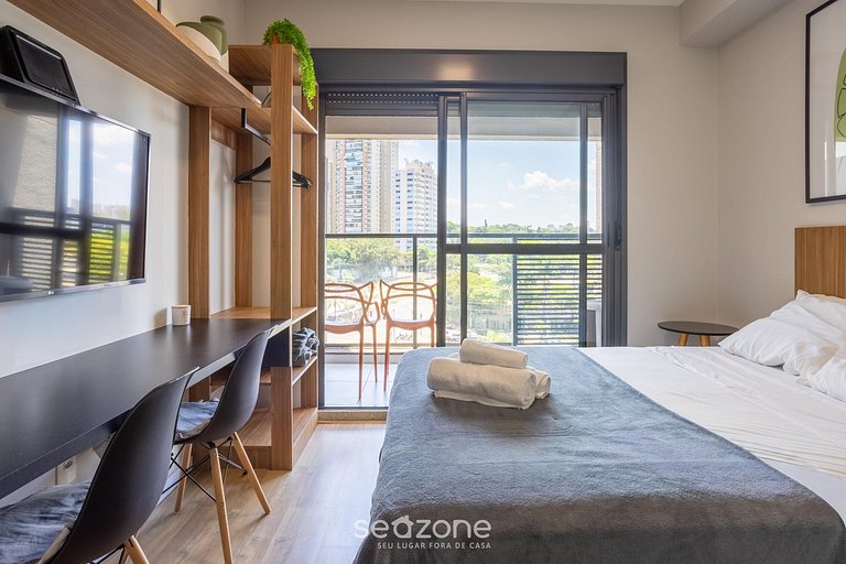 Estúdio Completo a 120 m do Metrô HMR0602