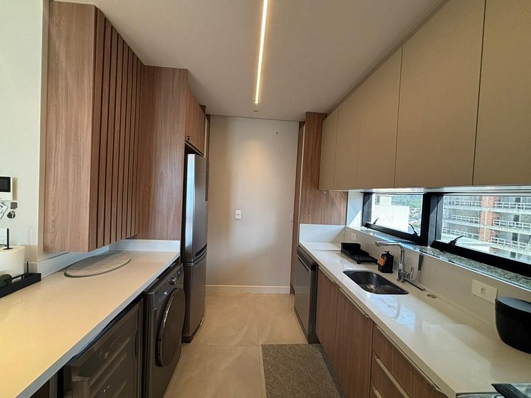 Apto Novo c/ Churrasqueira e Vista Mar | AXP1301