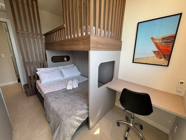 Apto Novo c/ Churrasqueira e Vista Mar | AXP1301