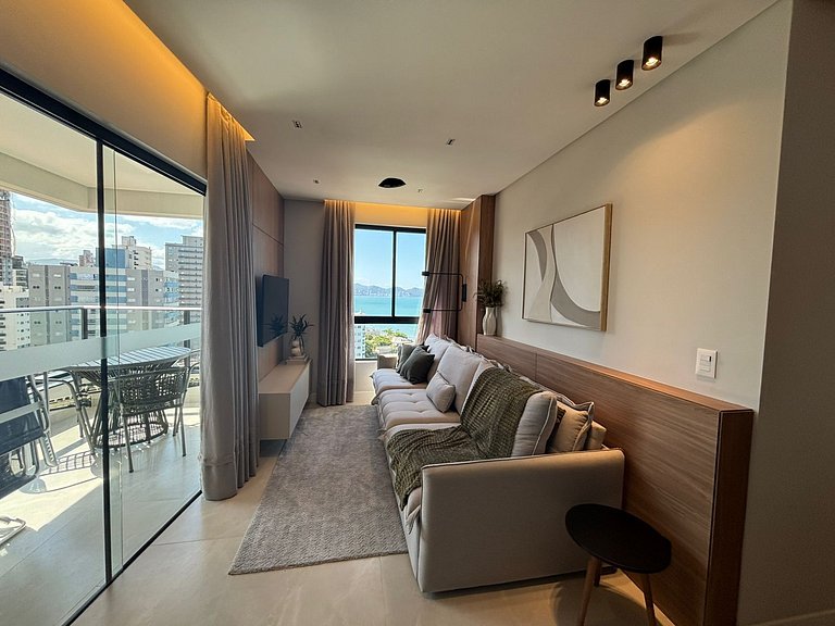 Apto Novo c/ Churrasqueira e Vista Mar | AXP1301