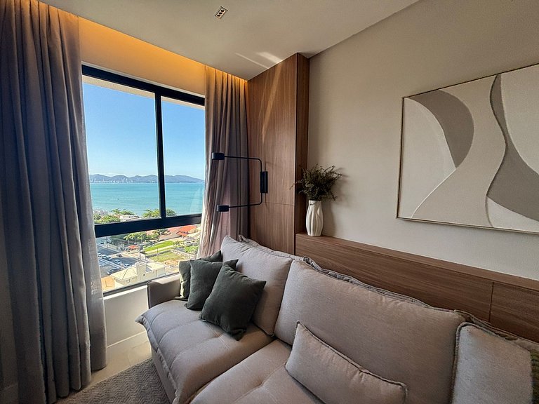 Apto Novo c/ Churrasqueira e Vista Mar | AXP1301