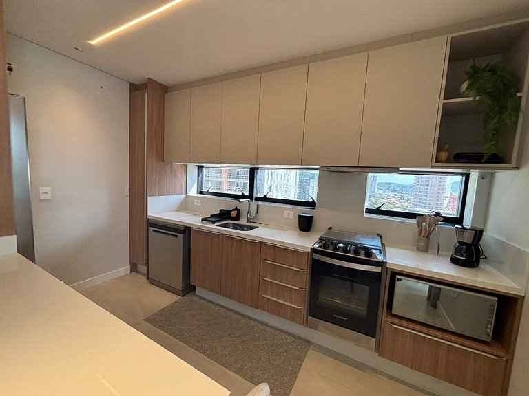 Apto Novo c/ Churrasqueira e Vista Mar | AXP1301