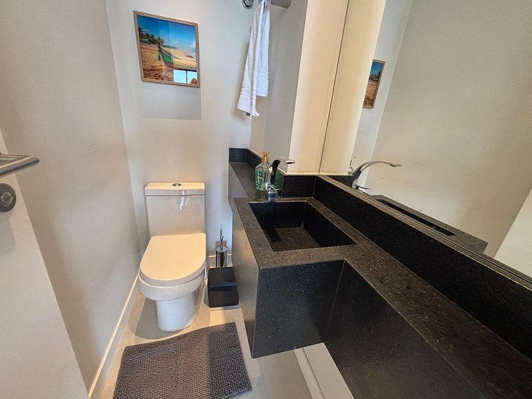 Apto Novo c/ Churrasqueira e Vista Mar | AXP1301