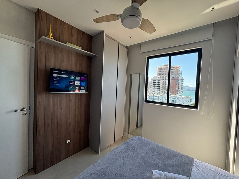 Apto Novo c/ Churrasqueira e Vista Mar | AXP1301