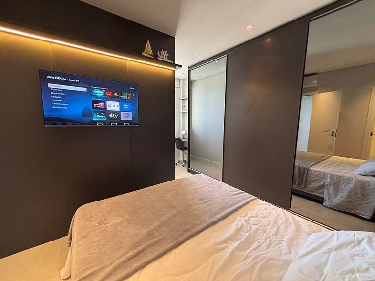 Apto Novo c/ Churrasqueira e Vista Mar | AXP1301