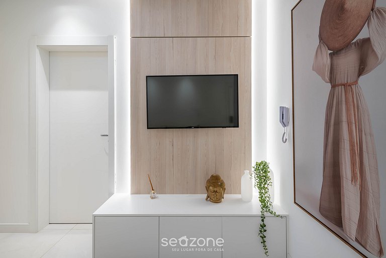 Apto c/ churrasq. a 450m do mar, Perequê SRF0601