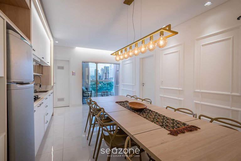 Apto c/ churrasq. a 450m do mar, Perequê SRF0601