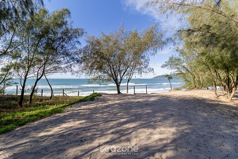 Studio c/ varanda a 10m da Praia, Campeche AAR0303