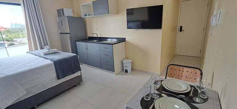 Studio c/ balcón a 10 m del Mar, Campeche AAR0303