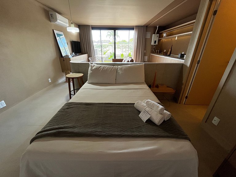 Estudio en Cond. con Piscina y Gimnasio CUO0114