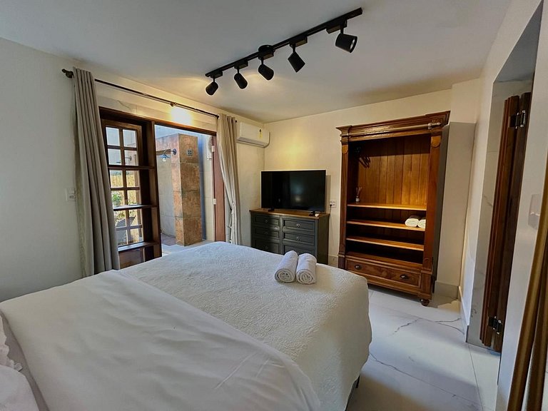 Apto c jacuzzi y jardín, 350 m de la Playa PSN002