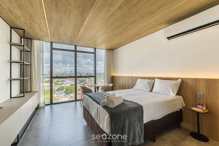 Estúdio em Prédio c/ Piscina na Orla NWT1220