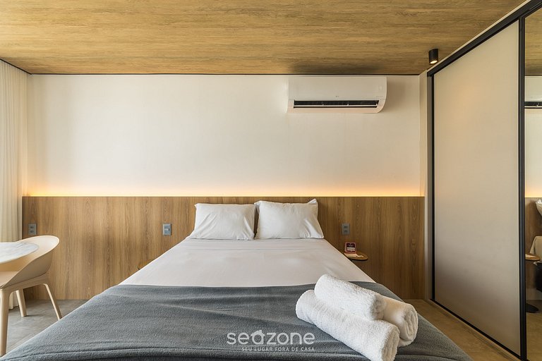 Estúdio em Prédio c/ Piscina na Orla NWT1220