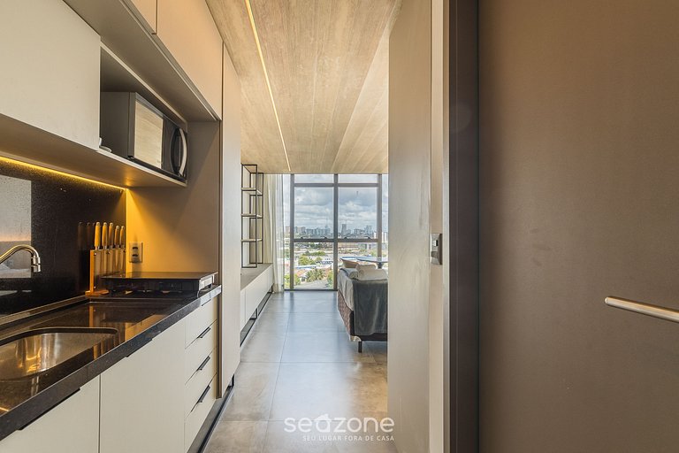 Estudio en Edificio c/ Piscina Frente Mar NWT1220