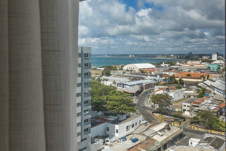 Estúdio em Prédio c/ Piscina na Orla NWT1220