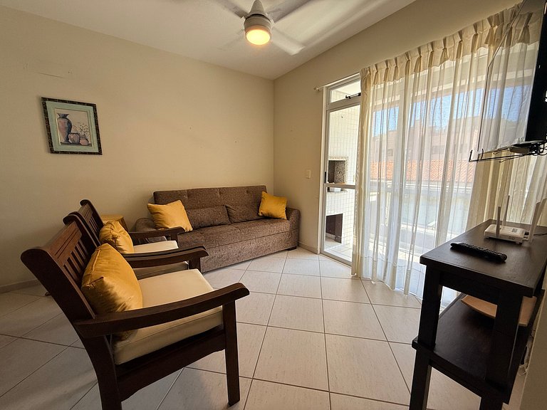 Apto con Parrilla a 190 m de la Playa PGA0205