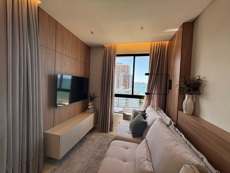 Apto Novo c/ Churrasqueira e Vista Mar | AXP1301