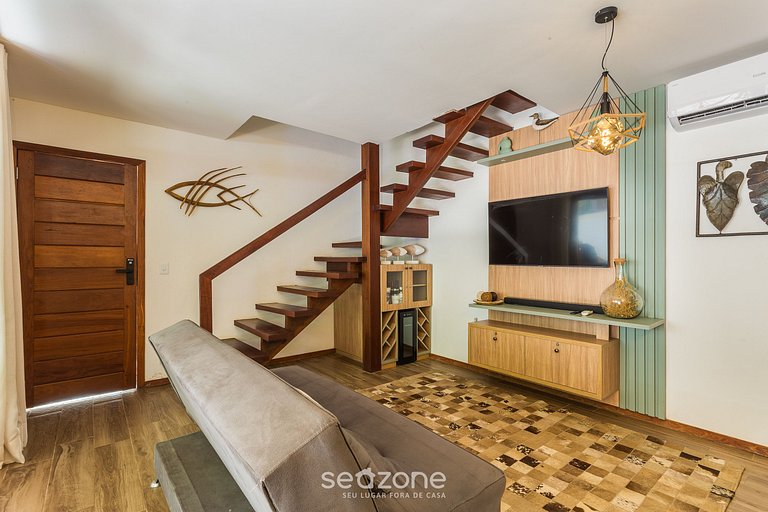 Apto c/ área gourmet y parrilla en Maraú CVB0126