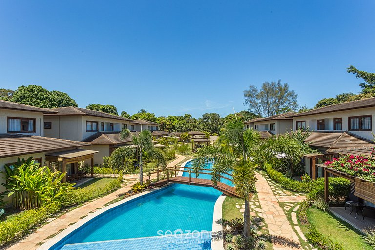 Apto c/ área gourmet e churrasq. em Maraú CVB0126