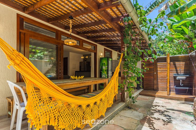 Apto c/ área gourmet e churrasq. em Maraú CVB0126